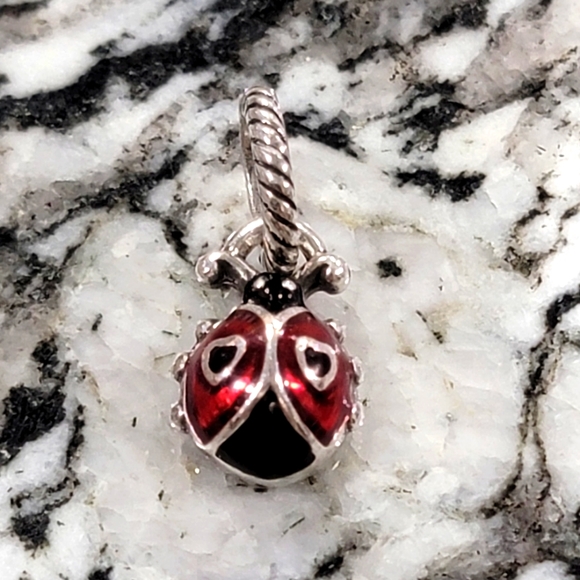 Brighton Jewelry - RETIRED BRIGHTON LOVE BUG LADYBUG, GARDEN BUG CHARM